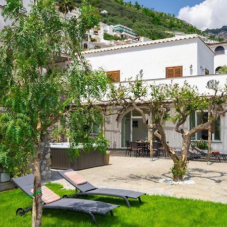 Villa Mimina - Exclusive Villa With Garden, Jacuzzi And Sea View Praiano Exteriér fotografie