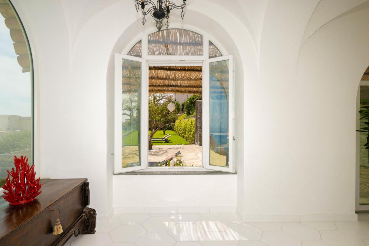 Villa Mimina - Exclusive Villa With Garden, Jacuzzi And Sea View Praiano Exteriér fotografie